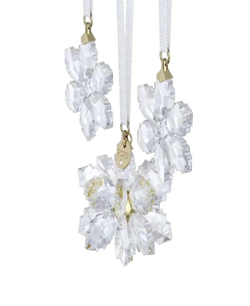 Swarovski 2026 Annual Edition Snowflake Ornament Trio Set
