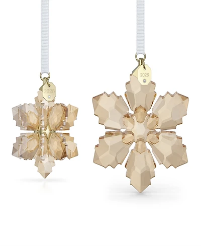 Swarovski 2026 Festive Annual Edition 2-Piece 3D Ornament Set