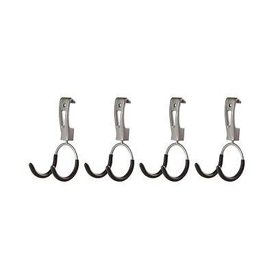 Rubbermaid Universal Metallic FastTrack Hanging Garage Hook Organizers ( Pack