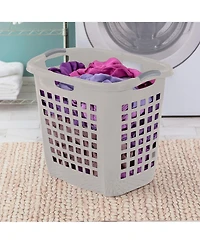 Sterilite Ultra Easy Carry Plastic Laundry Basket, 2.1 Bushel, Grey, 4 Pack