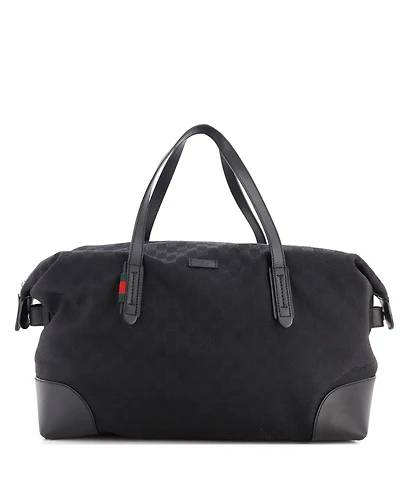 Pre-Owned Gucci Original Carry On Duffle Bag Gg Canvas