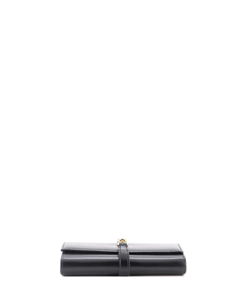 Pre-Owned Gucci Jackie 1961 Continental Chain Wallet Leather