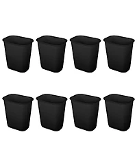 Sterilite 3 Gallon Rectangular Wastebasket Small Home Trash Bin, Pack