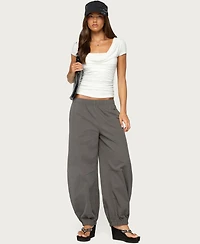 Edikted Women's Hayli Cotton Parachute Pants