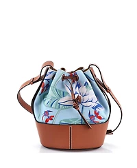 Pre-Owned Loewe Mini Paula's Ibiza Balloon Bucket Bag Printed Canvas and Leather