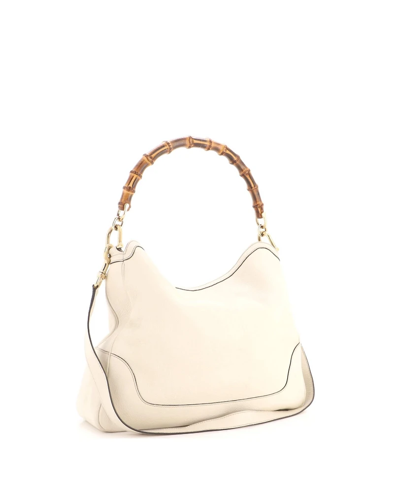 Pre-Owned Gucci Medium Diana Bamboo Shoulder Bag Leather