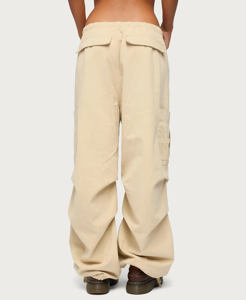 Edikted Women's Emzi Baggy Cotton Cargo Pants