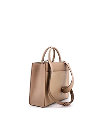 Pre-Owned Bvlgari Medium Embellished Logo Tote Bag Leather