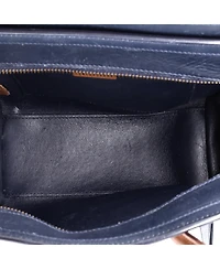 Pre-Owned Celine Nano Tricolor Luggage Bag Leather