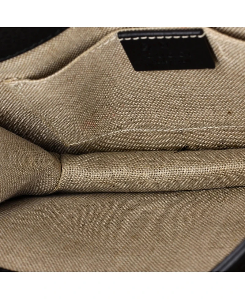 Pre-Owned Gucci Small Interlocking Shoulder Bag Leather
