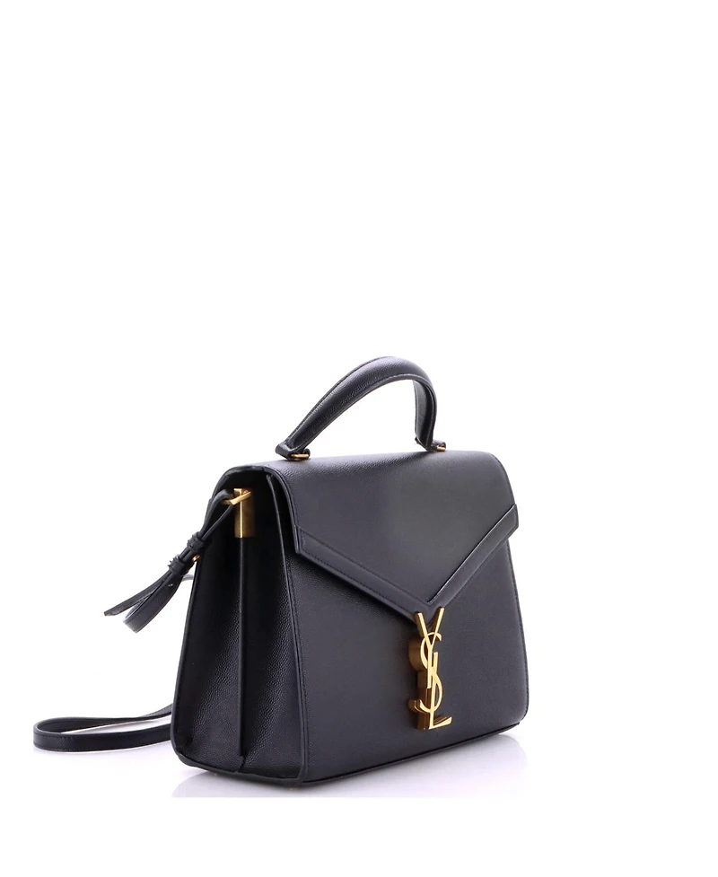 Pre-Owned Saint Laurent Medium Cassandra Top Handle Bag Leather