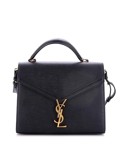 Pre-Owned Saint Laurent Medium Cassandra Top Handle Bag Leather