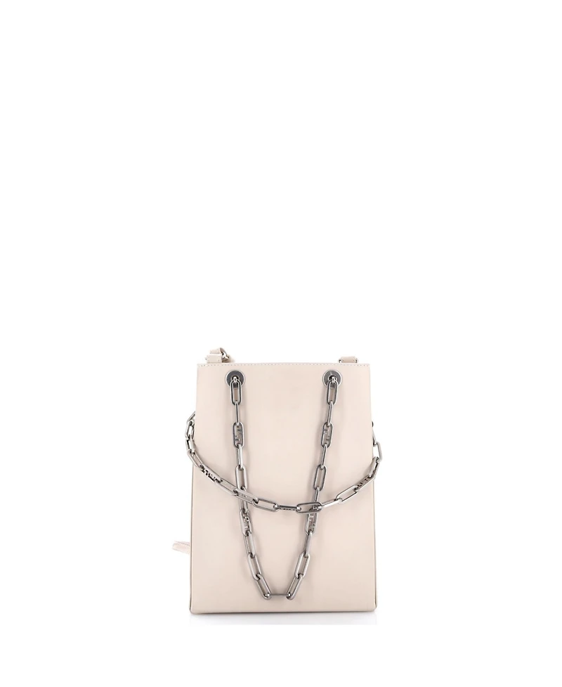 Pre-Owned Fendi Small Chain Shopping Tote Leather