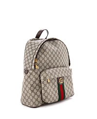 Pre-Owned Gucci Medium Ophidia Front Pocket Backpack Gg Coated Canvas