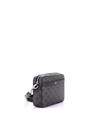Pre-Owned Celine Small Zip Messenger Bag Triomphe Coated Canvas