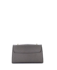 Pre-Owned Gucci Medium Emily Chain Flap Bag Microguccissima Leather