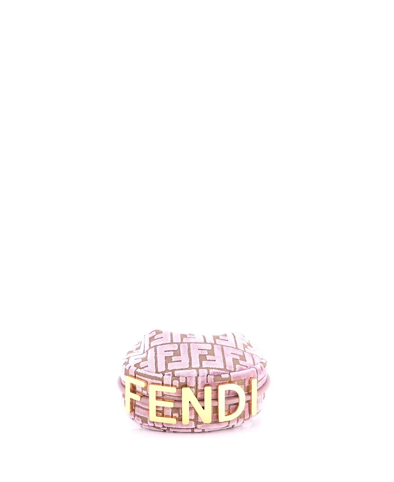 Pre-Owned Fendi Mini Fendigraphy Bag Zucca Jacquard Velvet