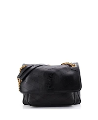 Pre-Owned Saint Laurent Medium Niki Chain Flap Bag Leather