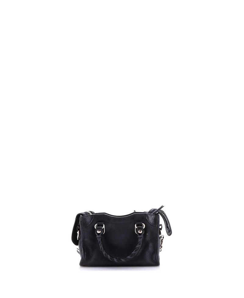 Pre-Owned Balenciaga Nano City Classic Metallic Edge Bag Leather
