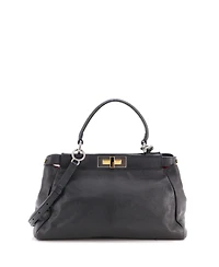 Pre-Owned Fendi Regular Peekaboo Bag Soft Leather