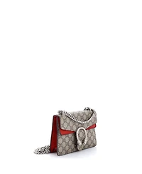 Pre-Owned Gucci Mini Dionysus Bag Gg Coated Canvas