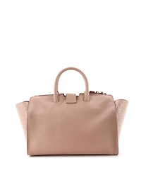 Pre-Owned Saint Laurent Small Monogram Cabas Downtown Leather with Embossed Leather