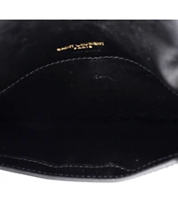 Pre-Owned Saint Laurent Classic Monogram Phone Holder Shoulder Bag Leather