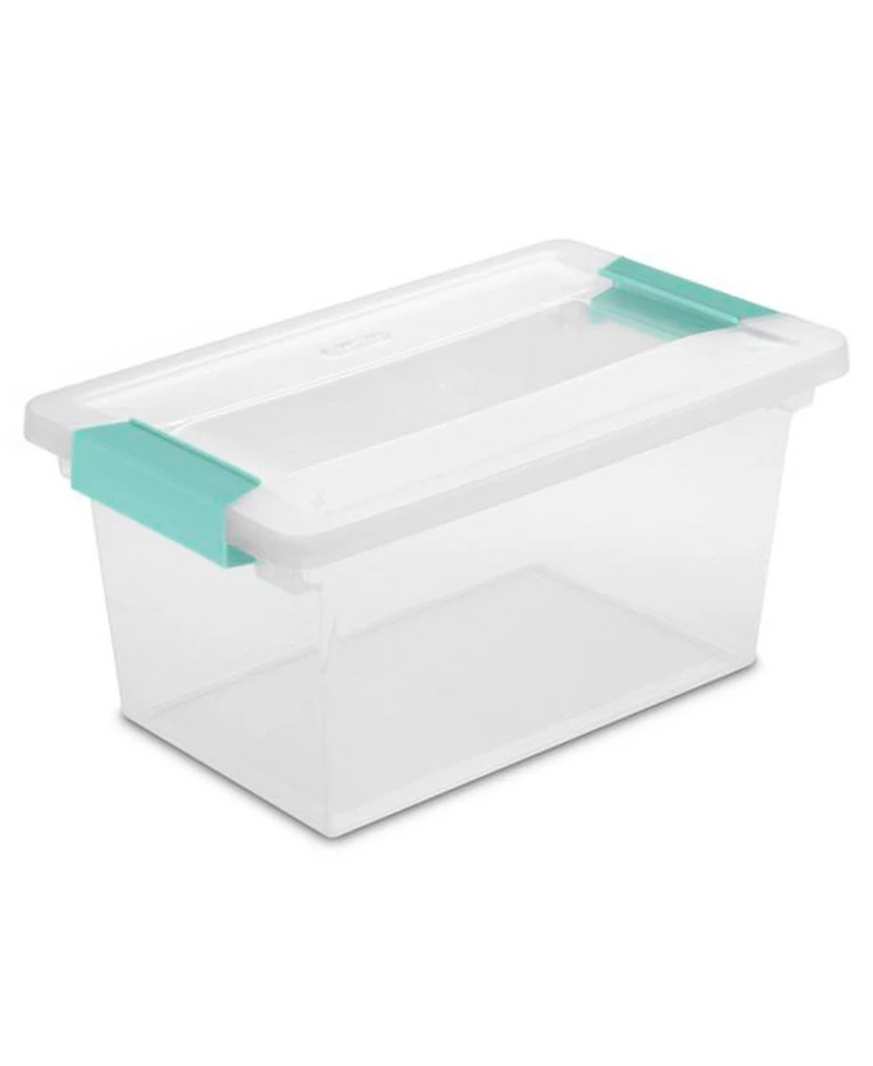Sterilite Medium Clip Storage Tote, 12 Pack, and Small Clip Storage Tote, 12 Pack