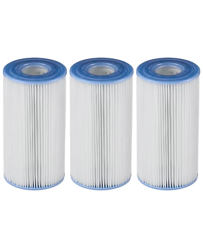 Intex Swimming Pool Easy Set Type A Replacement Filter Pump Cartridge (3 Pack)