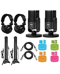 Tc Helicon Go Xlr Mini Usb-Based Mixing Online Broadcast Mixer Bundle with Headphones and Xlr Microphone Cable for Windows