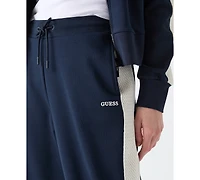 Guess Women's Phoebe High-Rise Active-Knit Cotton-Blend Jogger