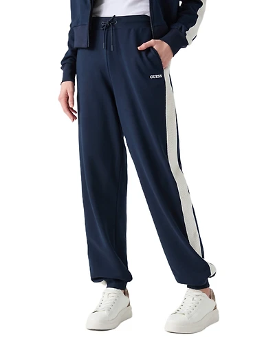 Guess Women's Phoebe High-Rise Active-Knit Cotton-Blend Jogger