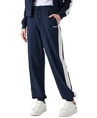 Guess Women's Phoebe High-Rise Active-Knit Cotton-Blend Jogger