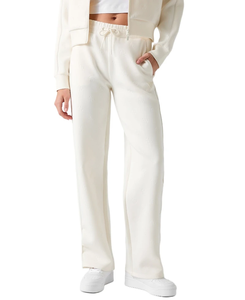 Guess Women's Calista 4G High-Rise Wide-Leg Pants