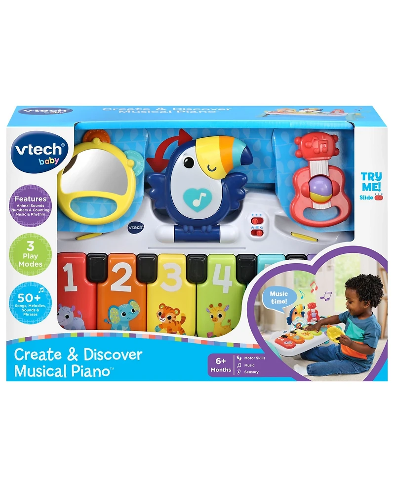 VTech Create & Discover Learning Musical Piano, Ages 6+