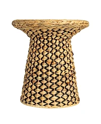 Household Essentials Braided Geometric Side Table