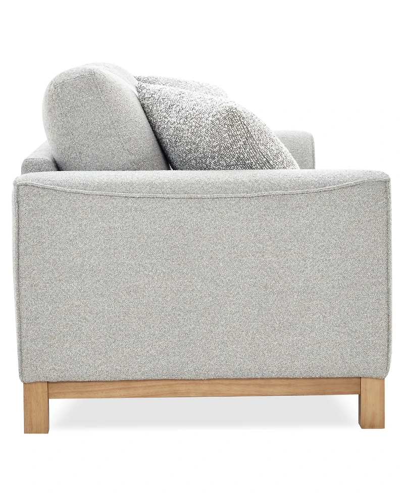 Camelle Boucle Accent Pillow Fabric Chair, Macy's Exclusive