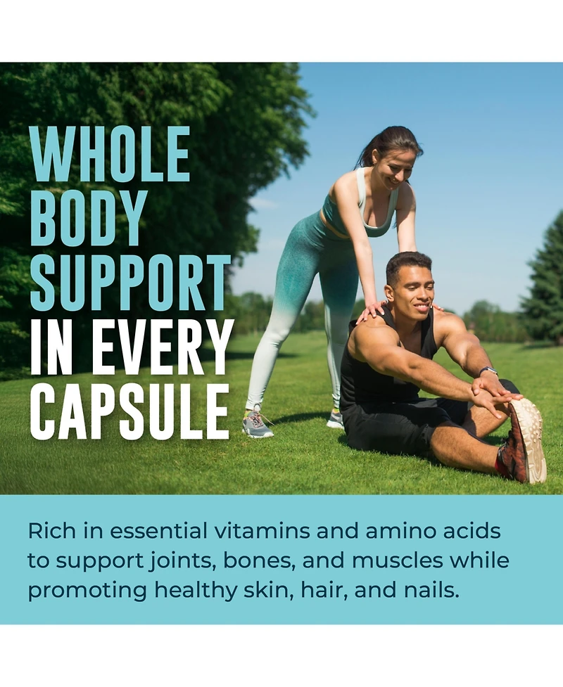 Left Coast Performance Bone Broth Capsules, 180 Count