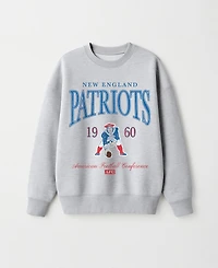 Gameday Couture Women's New England Patriots Instant Classic Oversized Dropped-Shoulder Pullover Sweatshirt