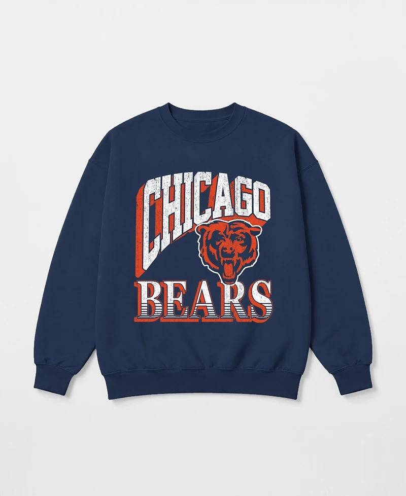 Gameday Couture Women's Chicago Bears Main Character Oversized Dropped-Shoulder Sweatshirt