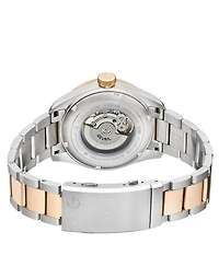 Gevril Men's Swiss Made Yorkville Swiss Automatic Two tone Stainless Steel Bracelet Watch