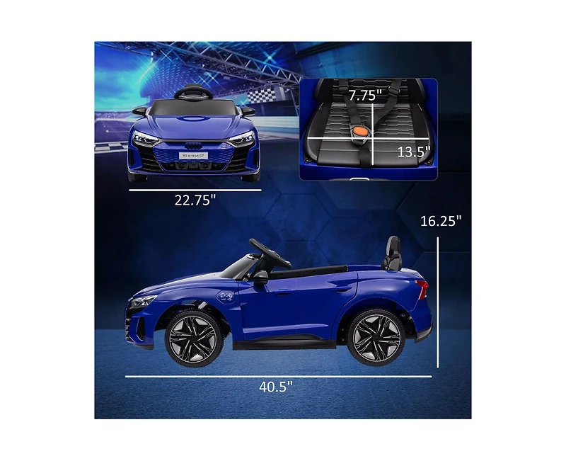 Yobtop Kids Ride on Car 12V Remote Control, 55 lbs, Ages 3-4