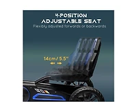 Yobtop Kids Pedal Go Kart with Adjustable Seat & Handbrake, 66 lb. Capacity, Ages 3-8