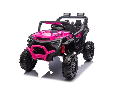 Yobtop 24V 400W Kids Ride On Electric Utv with Remote Control, Ages 3+