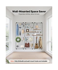 Yobtop 3-Pack Grid Wall Panels