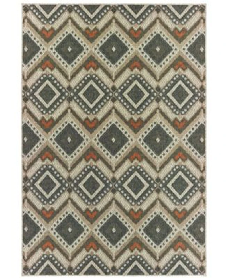 Oriental Weavers Latitude 002x3 Gray Rug