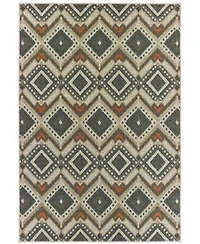 Oriental Weavers Latitude 002x3 Gray Rug
