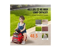 Yobtop Sit-to-Stand Ride Racer with Music Steering Wheel Ride-On Car, 48.5 lb. Capacity, Ages 1-3