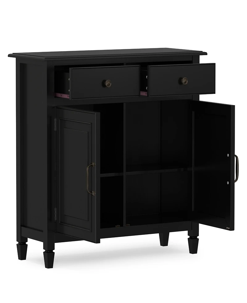Simpli Home Connaught Solid Wood Entryway Storage Cabinet