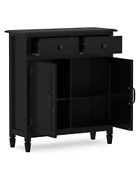 Simpli Home Connaught Solid Wood Entryway Storage Cabinet